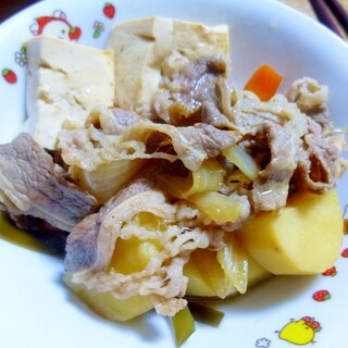 割り下ですき焼き風肉じゃが